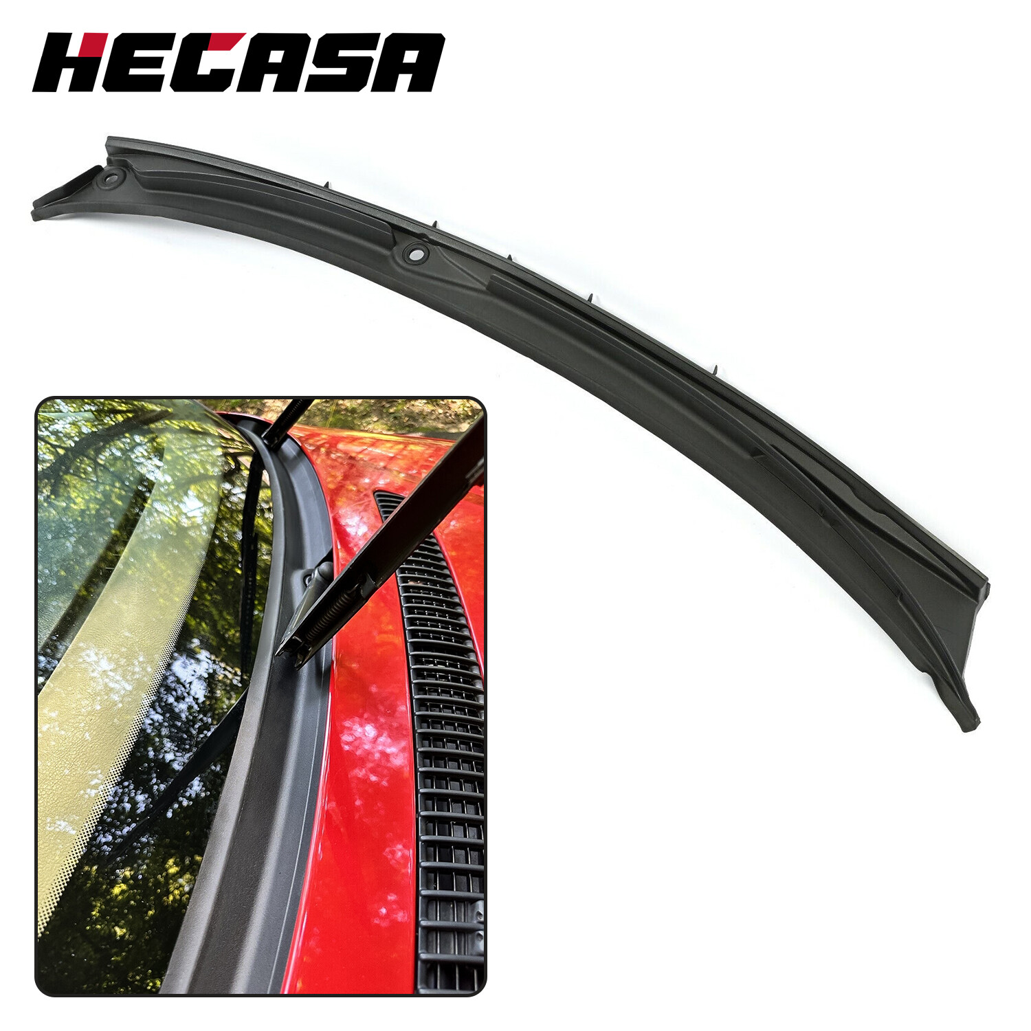 HECASA Windshield Window Wiper Cowl Fits 97-06 BMW M3 E46 323i 328i