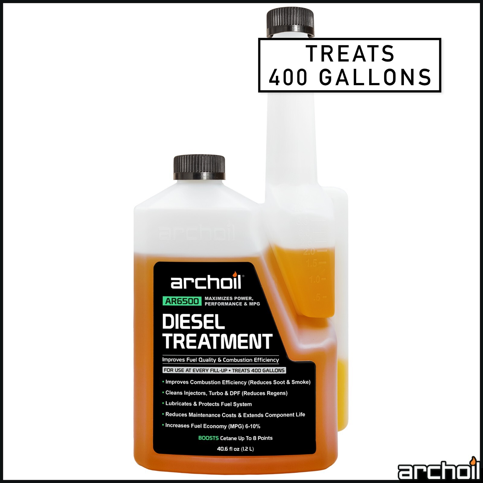 Archoil AR6500 Diesel Treatment (40.6oz) – Treats 400 Gallons