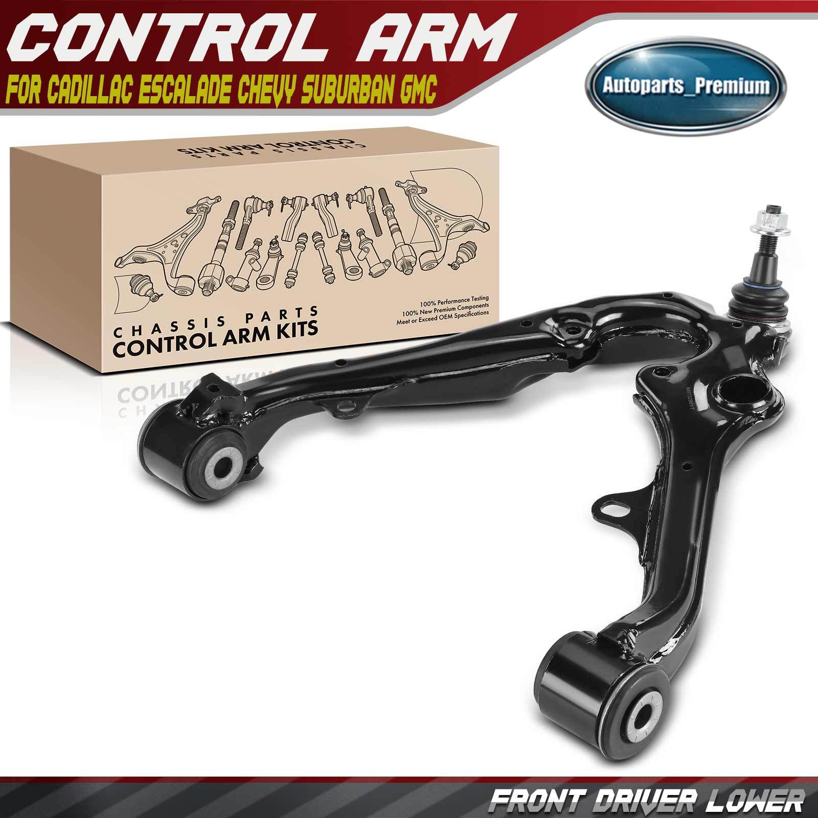 Front Left Lower Control Arm & Ball Joint Assembly for Cadillac Chevy GMC Yukon