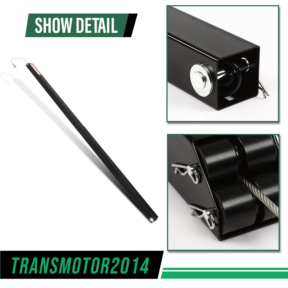 New 2 Sided Trailer Tailgate Liftgate Ramp Lift Assist System 350 Pounds Black