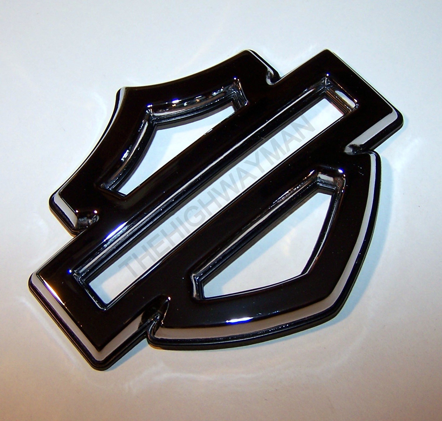 2Pcs Set Chrome Double Layer CVO Custom Tank Emblems Badges 5 or 6 Gal