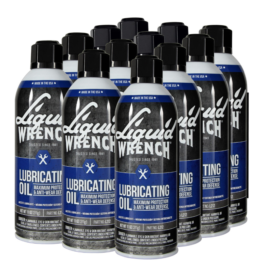 Liquid Wrench L212 Lubricant Oil 11oz. Case of 12 Cans