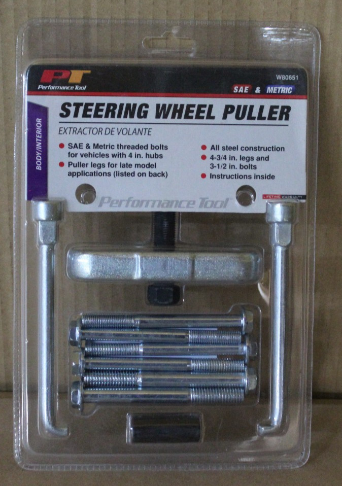 PERFORMANCE TOOL W80651 STEERING WHEEL PULLER