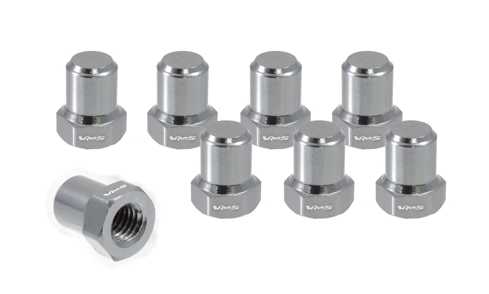 VMS RACING BILLET ALUMINUM GUN METAL B16 B18 VTEC VALVE COVER NUTS BOLTS 8 PCS