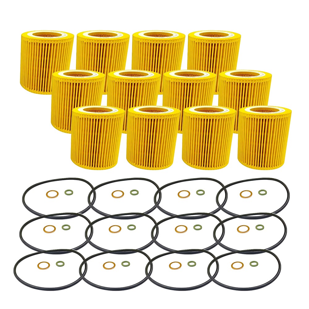 12PCS Oil Filter 11427953129 for BMW X5 X6 F15 F30 F33 E61 F06 325i 435i 740i