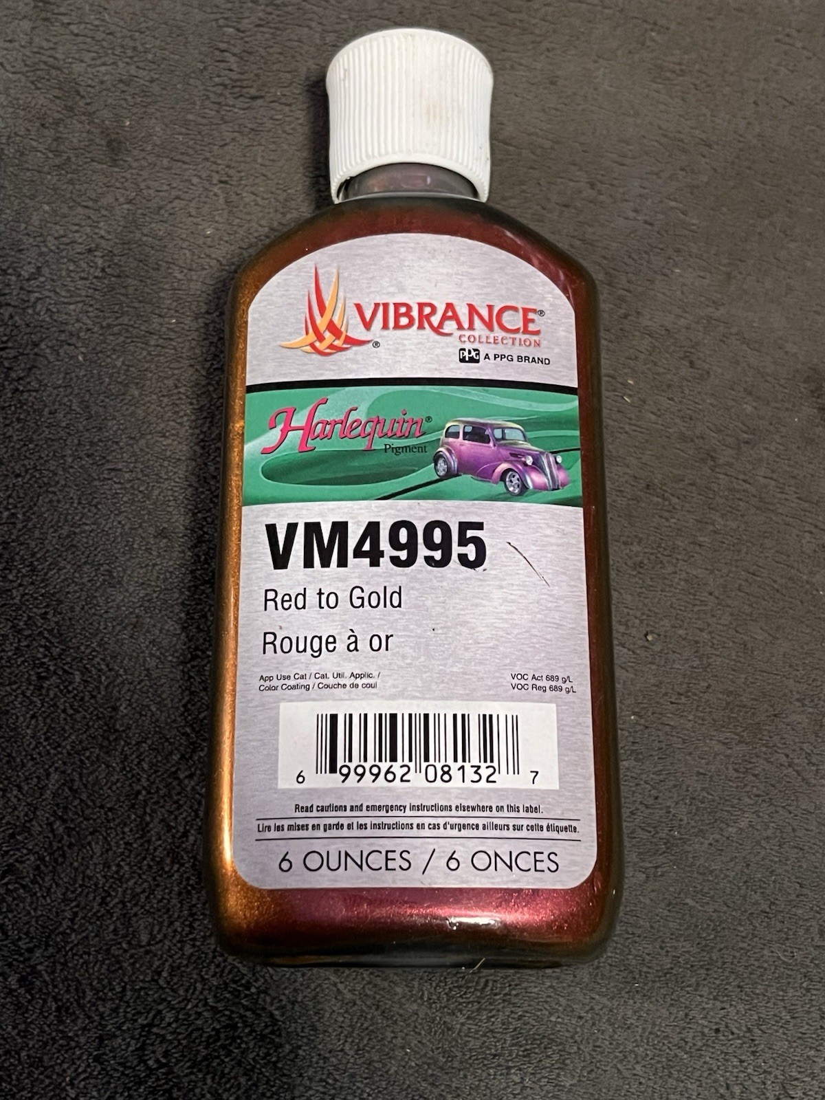 Vibrance Collection Ppg Harlequin Pigment VM4995 Red To Gold Auto Paint