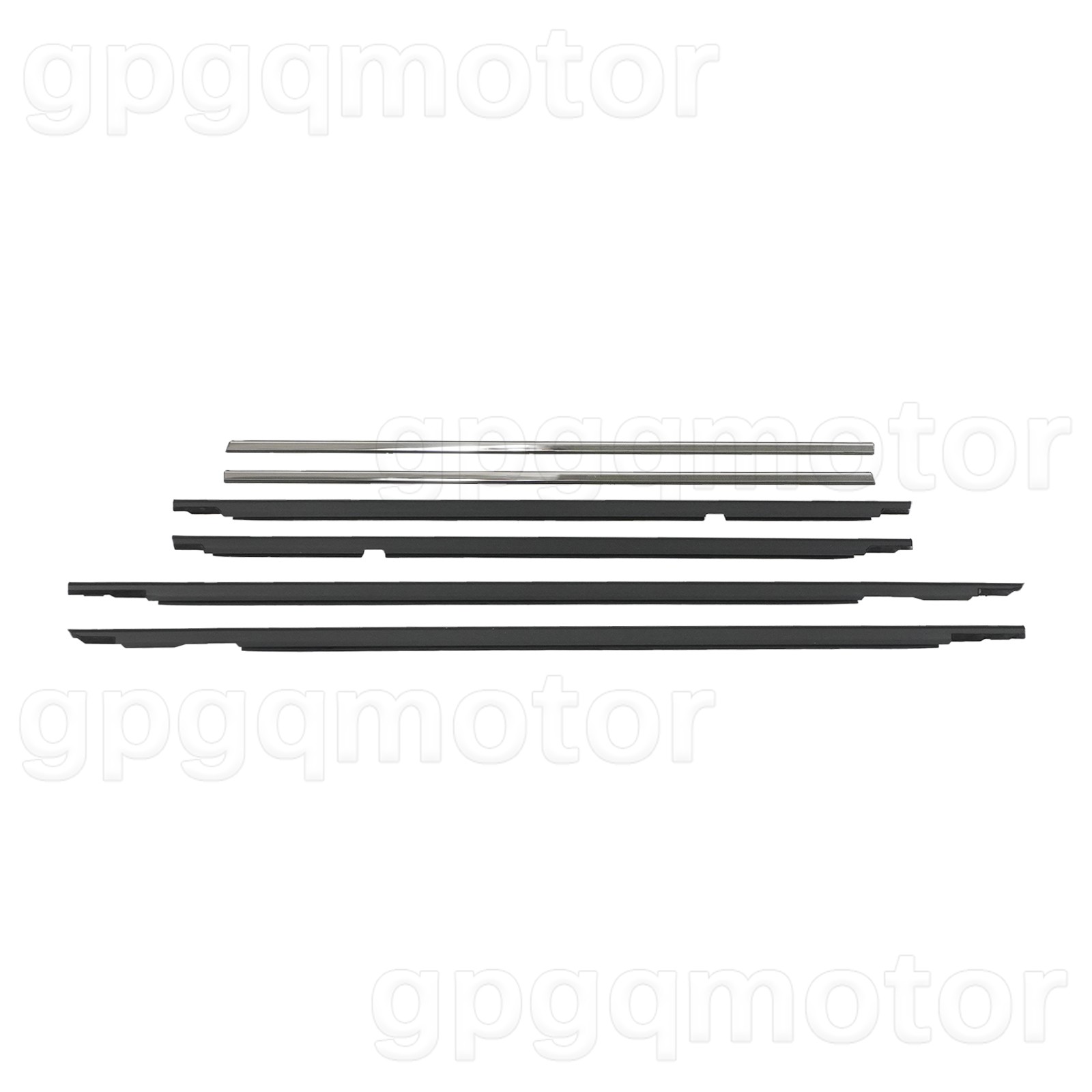 For TOYOTA Land Cruiser LC80 FJ80 FZJ80 LX450 1991-1998 Door Belt Molding 6 PCS