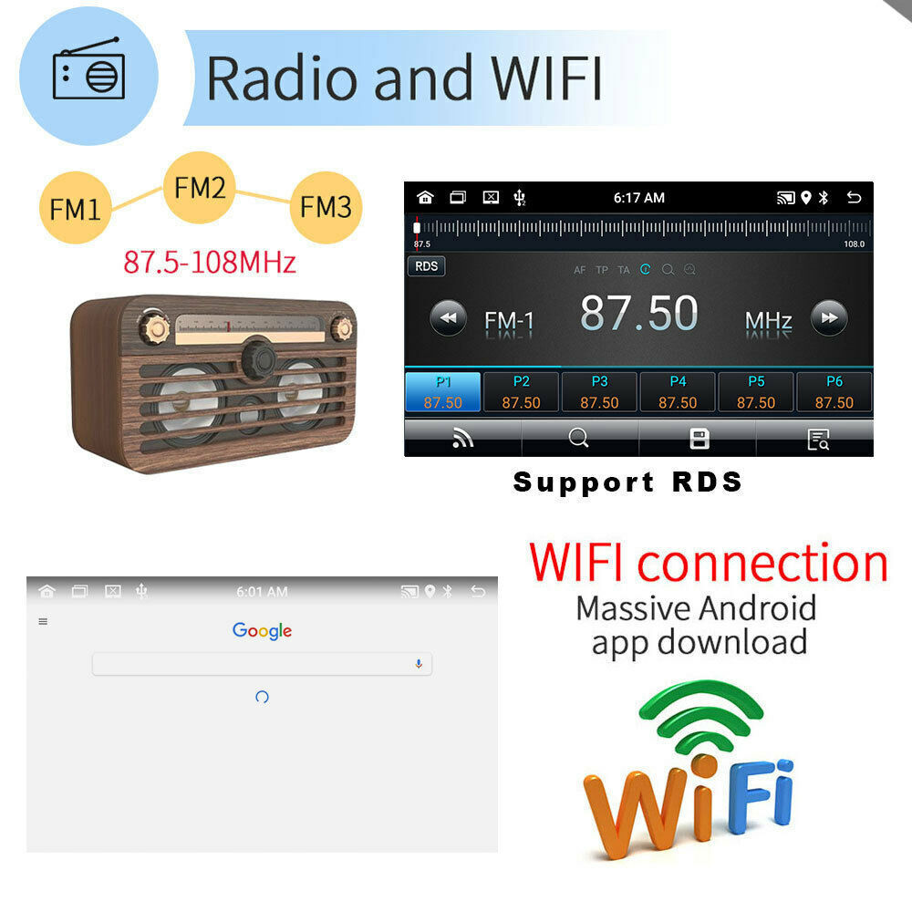 10″ Carplay Android 14.0 For 2020-2024 Ford Transit 150 250 350 Radio GPS Player