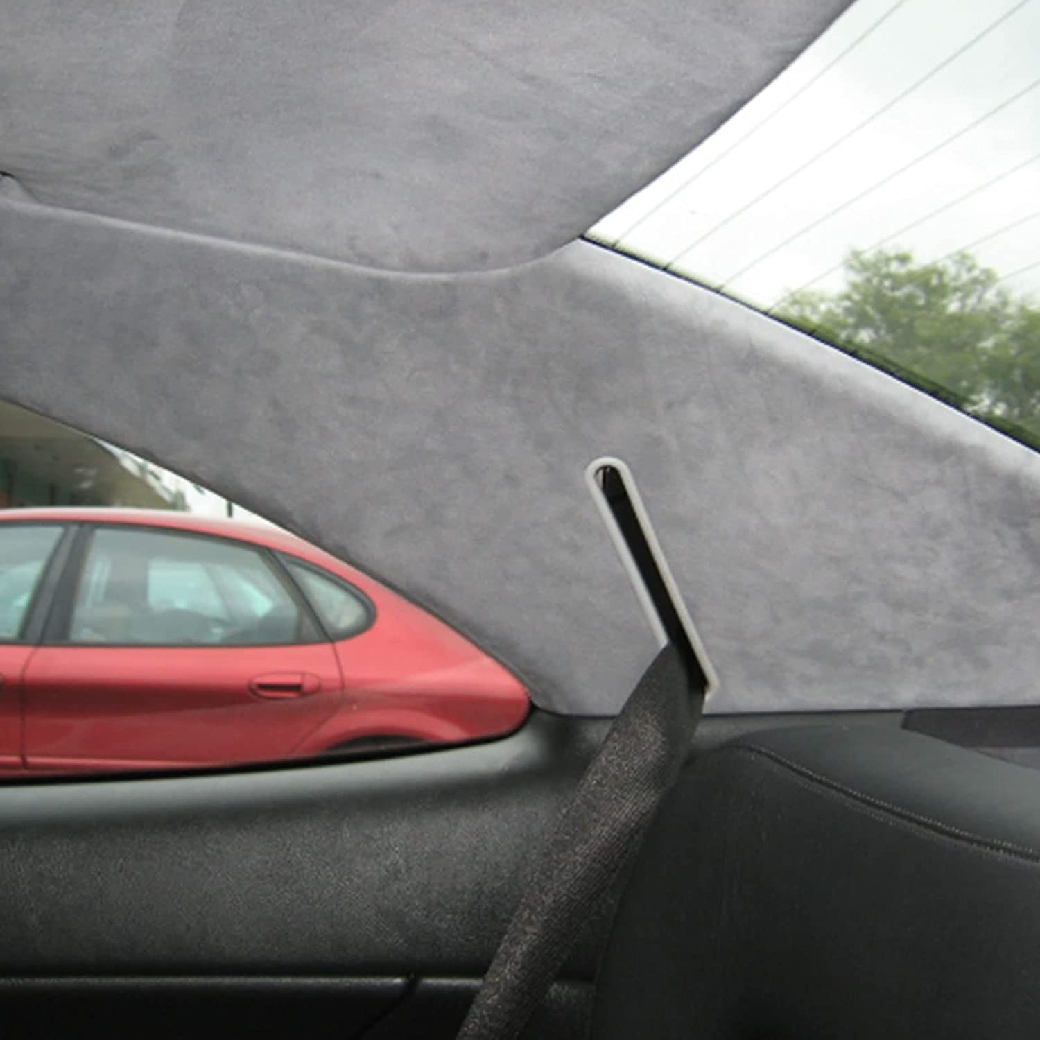 Light Grey Suede Headliner Fabric Material Replacement For Jeep Grand Cherokee