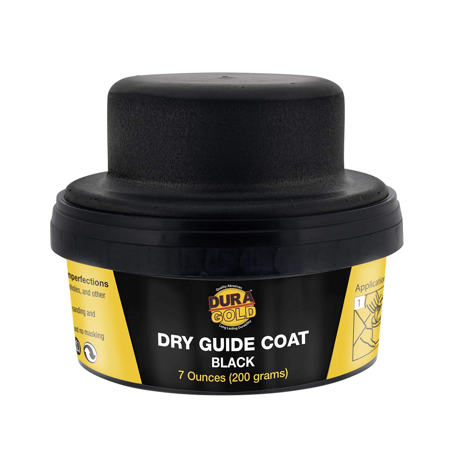 DuraGold Premium Black Dry Guide Coat Kit, 7 Ounces 200 Grams Powder that In…