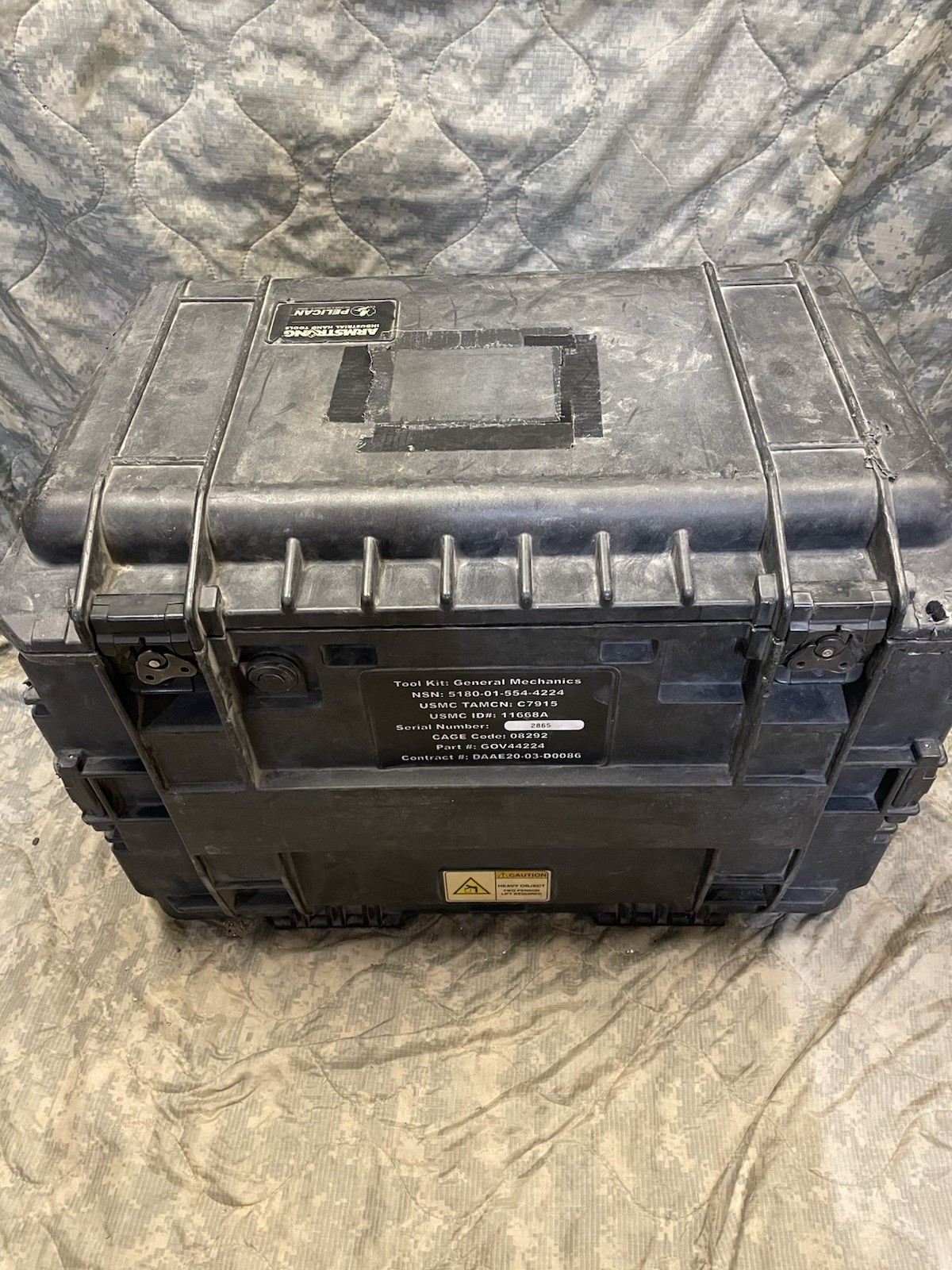 ARMSTRONG MILITARY TOOL KIT SET GENERAL MECHANIC USMC GMTK with Top Tray