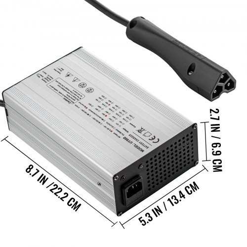 Vevor 48V 15AMP BATTERY CHARGER. G29 drive/LED. RXV Plug. Lead Acid and Lithium