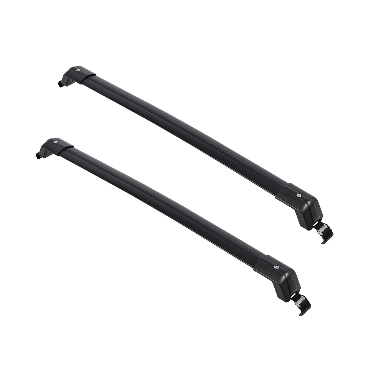 For Fiat 500 Sport Car Roof Rack Cross Bar Aluminum Luggage Carrier Kit W/Lock