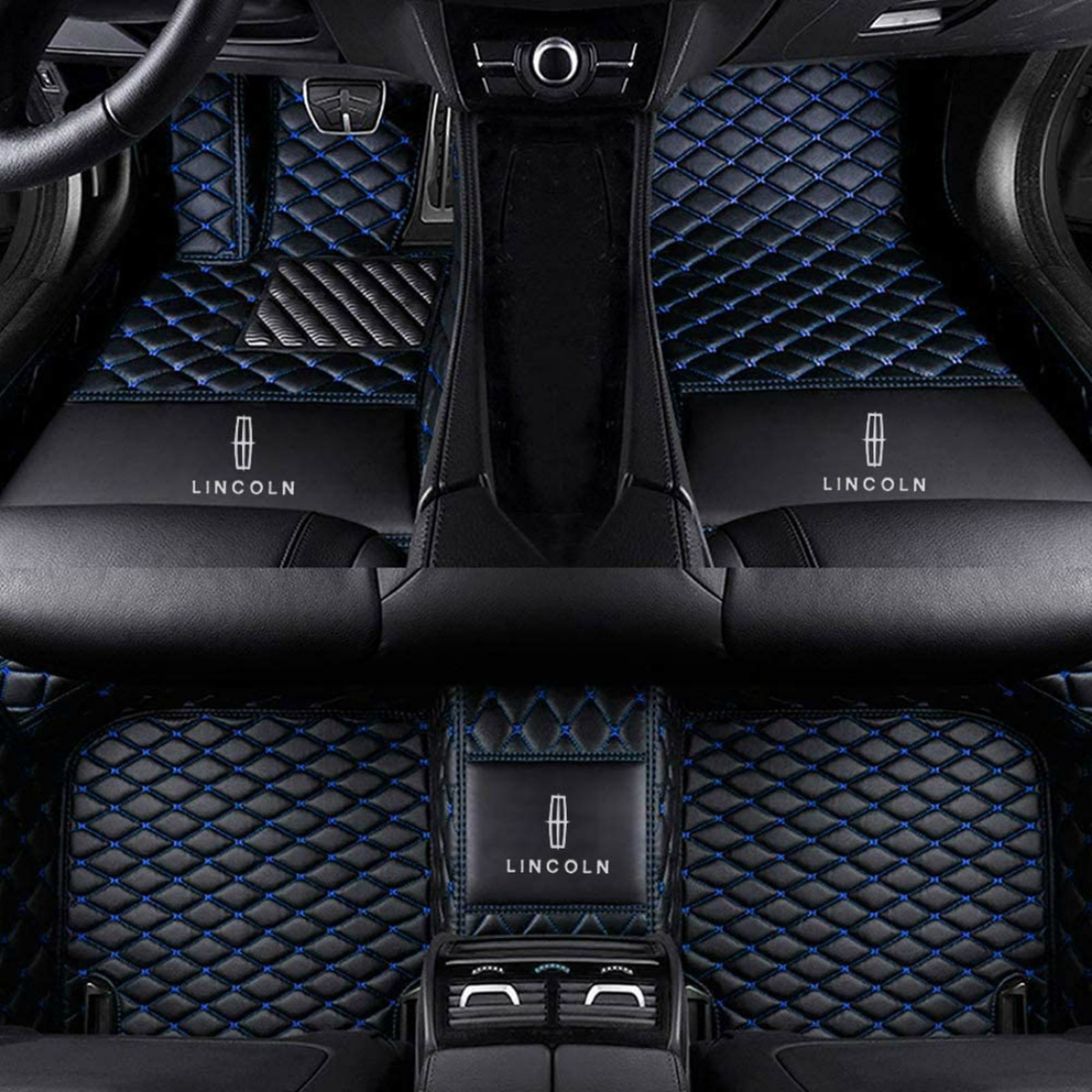 Custom Fit Lincoln Nautilus MKZ MKC MKX MKS MKT Car Floor Mats Waterproof Carpet