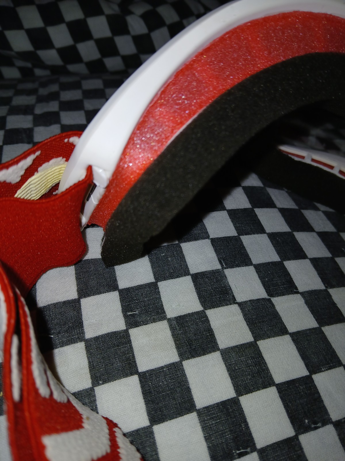 Vintage Oakley goggles White / Red guard mx,ama, , helmet, visor