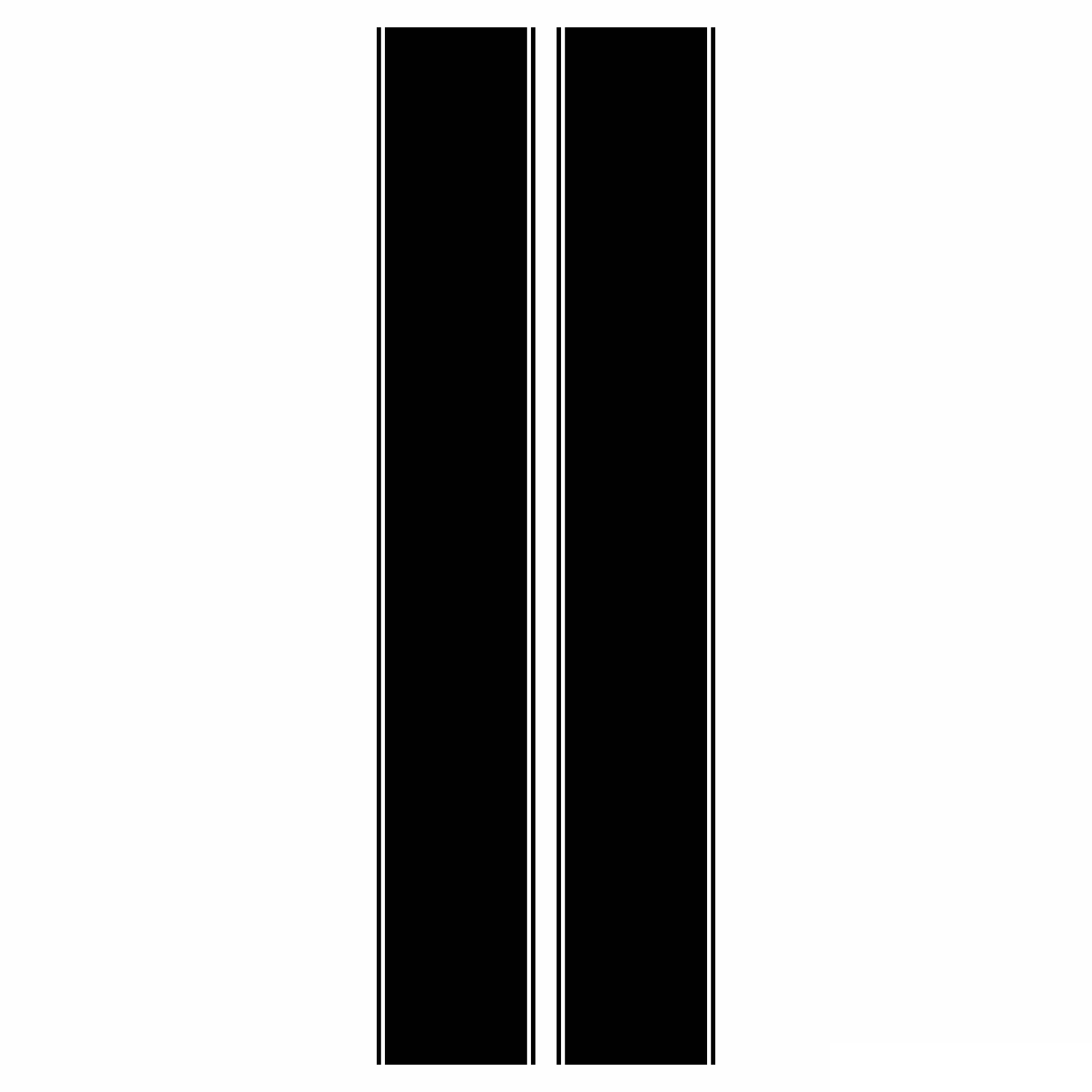 Universal Fit 3M EZ Rally Hood or Roof Racing Stripes for Car or Truck 6ft Decal