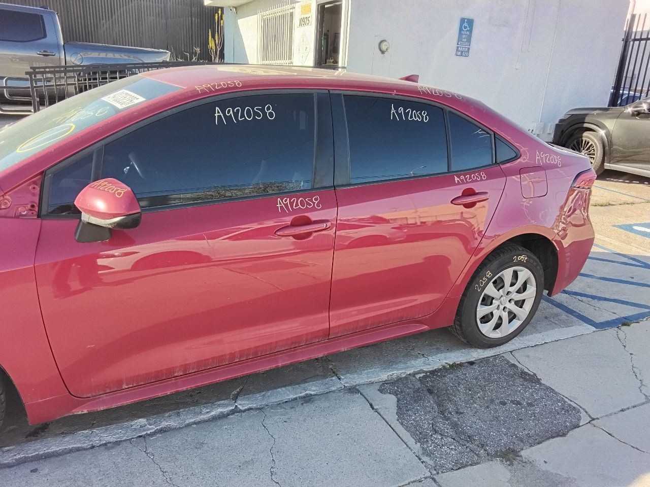 Driver Side View Mirror Sedan Power Heated Fits 20-22 COROLLA 132366