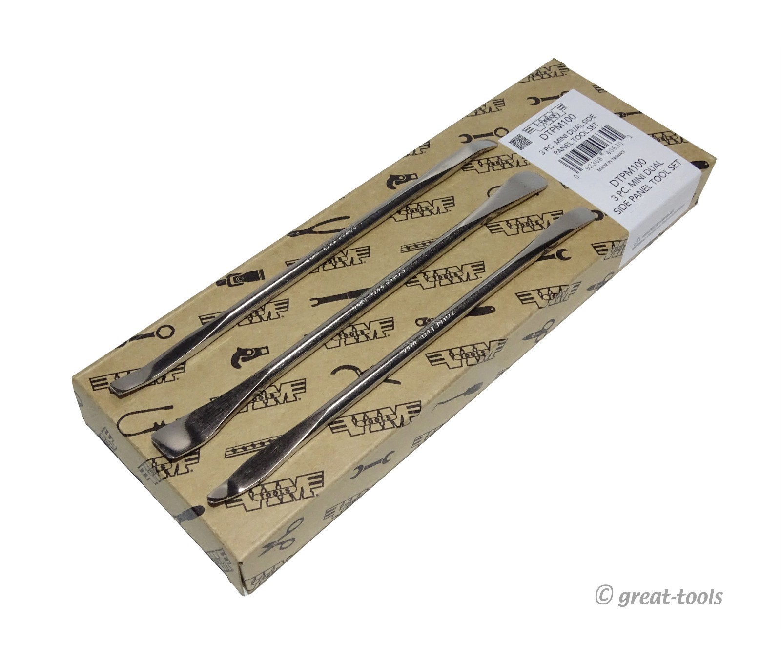 VIM TOOLS AUTOMOTIVE DOOR PANEL TOOLS – mini pry bar set – dual side hand tools
