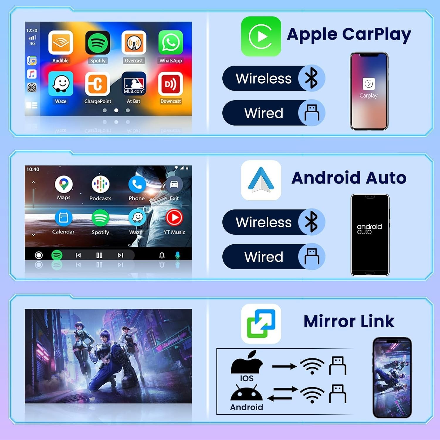 For Chrysler Sebring 2007-2010 9.7″ Android 14.0 Car Radio Stereo GPS CARPLAY