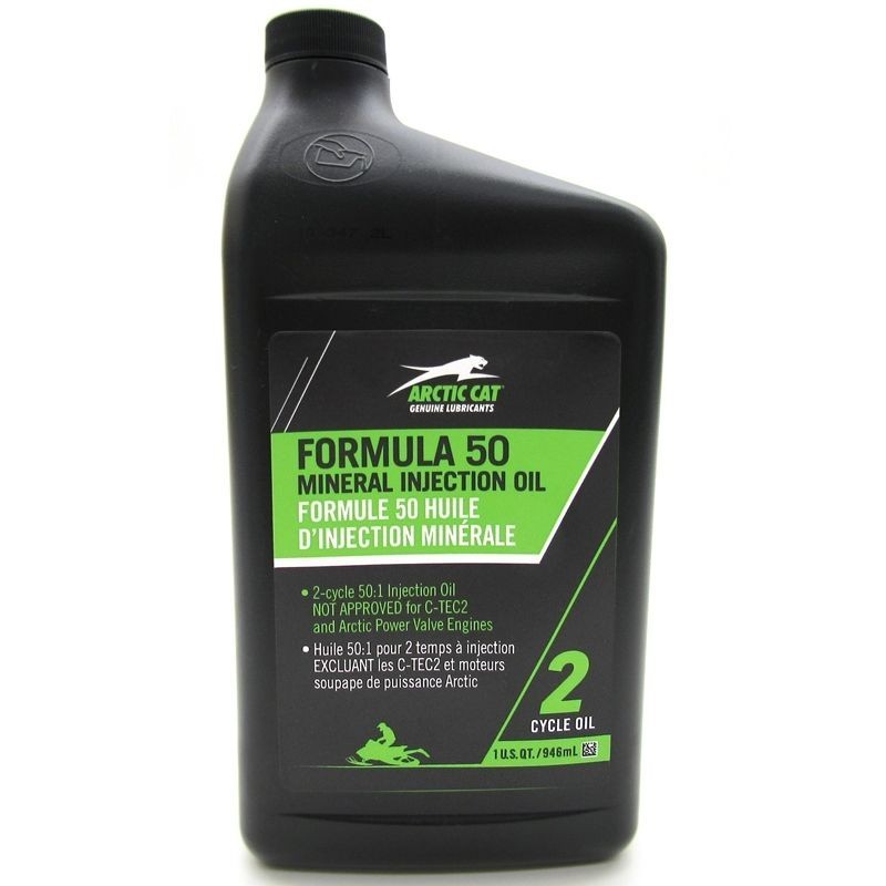 Arctic Cat OEM Formula 50 Mineral Injection 2-Stroke Oil (1 Quart) 5639-475