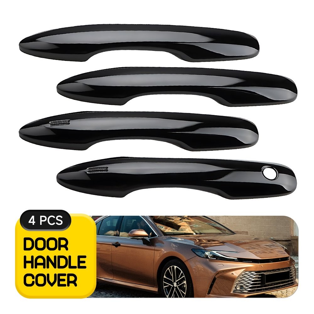 Car Exterior Door Handle Cover Trim 4pcs For Toyota Camry Corolla 2018-2024 2025