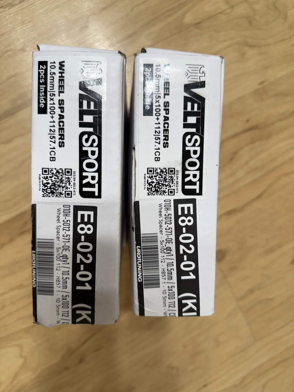 Veltsport Wheel Spacers 12.5mm 5×100 5×112 012.5H-5012-571