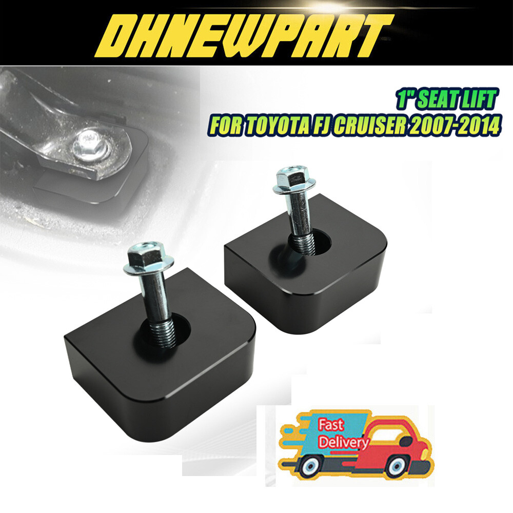 For Toyota for Tacoma 2022-2025 1″ Seat Spacers Seat Lift Riser Kit Aluminum 2x
