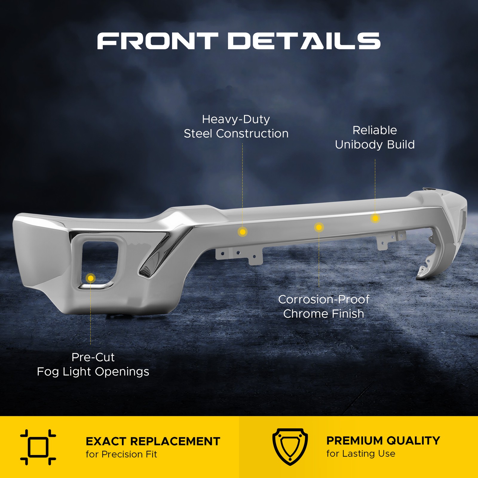 VRC One-Piece Front Bumper For 2024-2026 Chevy Silverado 2500HD / 3500HD