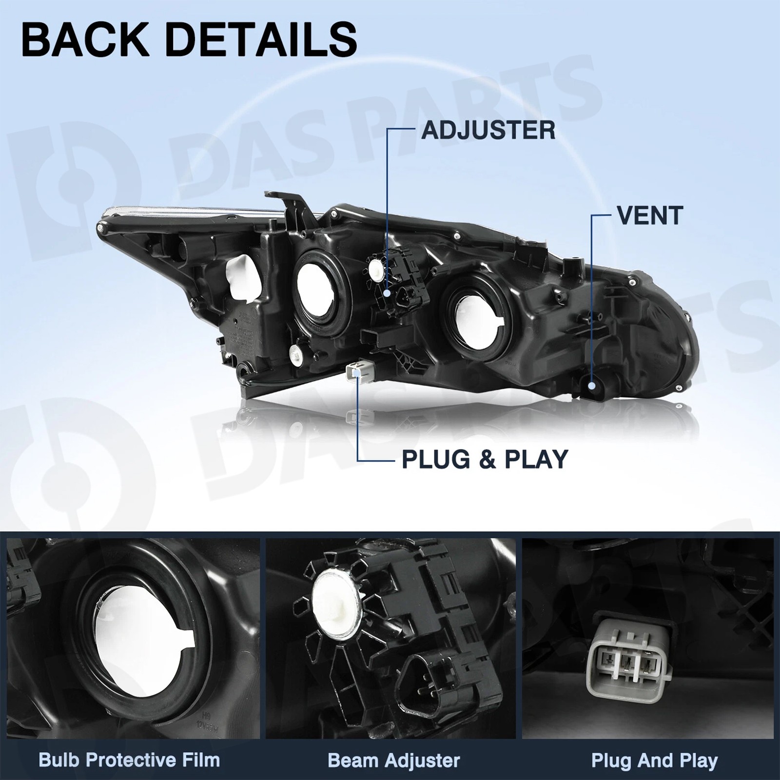 For 2011-2017 Lexus CT200H Headlight Headlamp OE Style w/o Bulbs Left Right Side