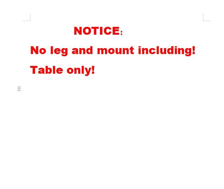 RV Van CamperVan MotorHome Birch Folding Swivel Table Top For RV Table Leg