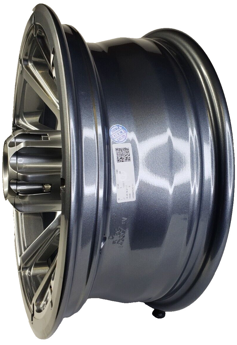 Vision Wheel 353 Turbine Trailer RIM 14X5.5 5×4.50 0mm Gum Metal Machined Face