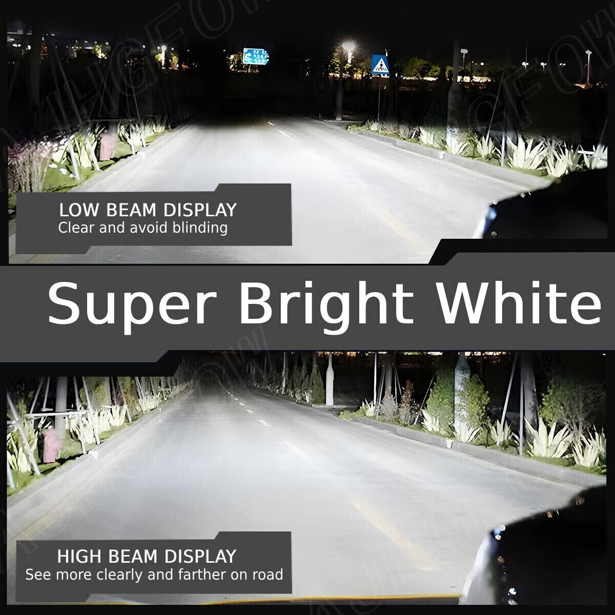 For Chevy Trax 2015-2020 4x LED Headlight Hi/Lo Combo Lights Bulbs 24000LM