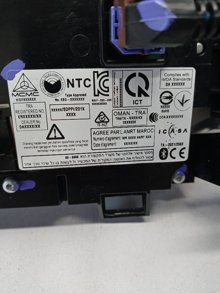 2022 Grand Cherokeee OEM Passenger Display Screen ID 68428545AI Fits 2022-2025