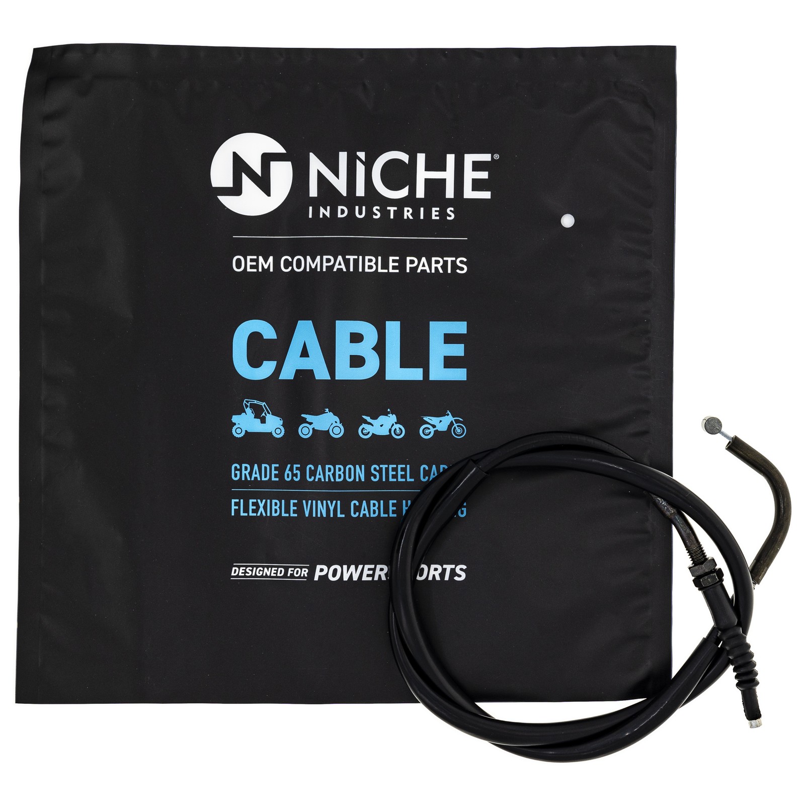 NICHE Clutch Cable for Kawasaki Ninja 500 Ninja 500R EX500A EX500D 54011-1340