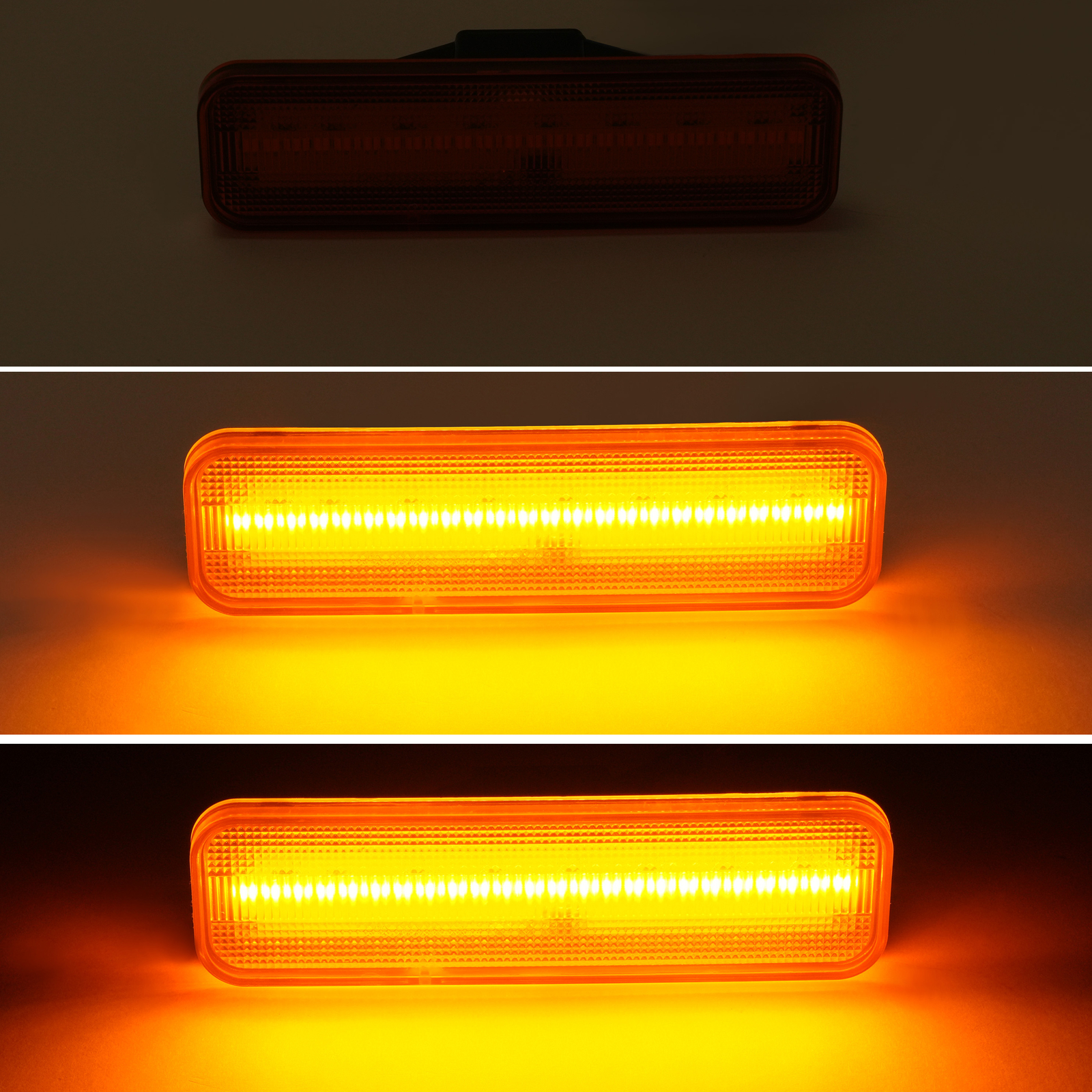 Front&Rear Red/Amber/White Side Marker Light For Chevy El Camino Malibu 1978-87