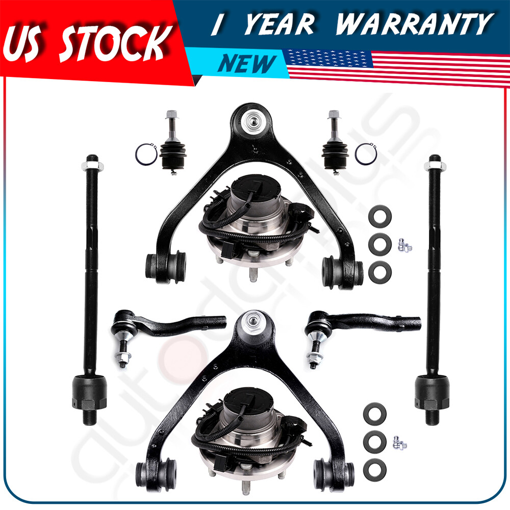 Front Upper Control Arms Suspension Wheel Hub Bearings For Ford Crown Victoria