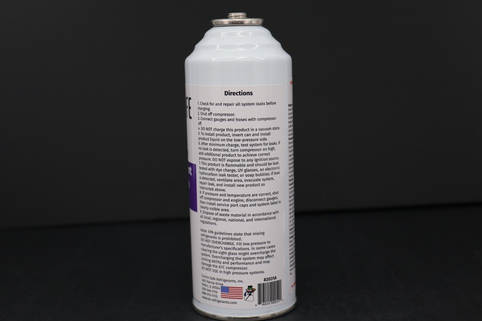 Enviro-Safe Auto R134a Replacement Refrigerant with Stop Leak, case of 12