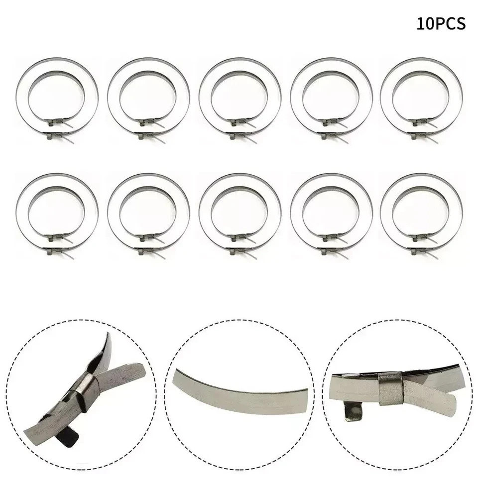 20 PCS Car Adjustable Axle CV Joint Boot Clamp Driveshaft Clamp Stainless Steel