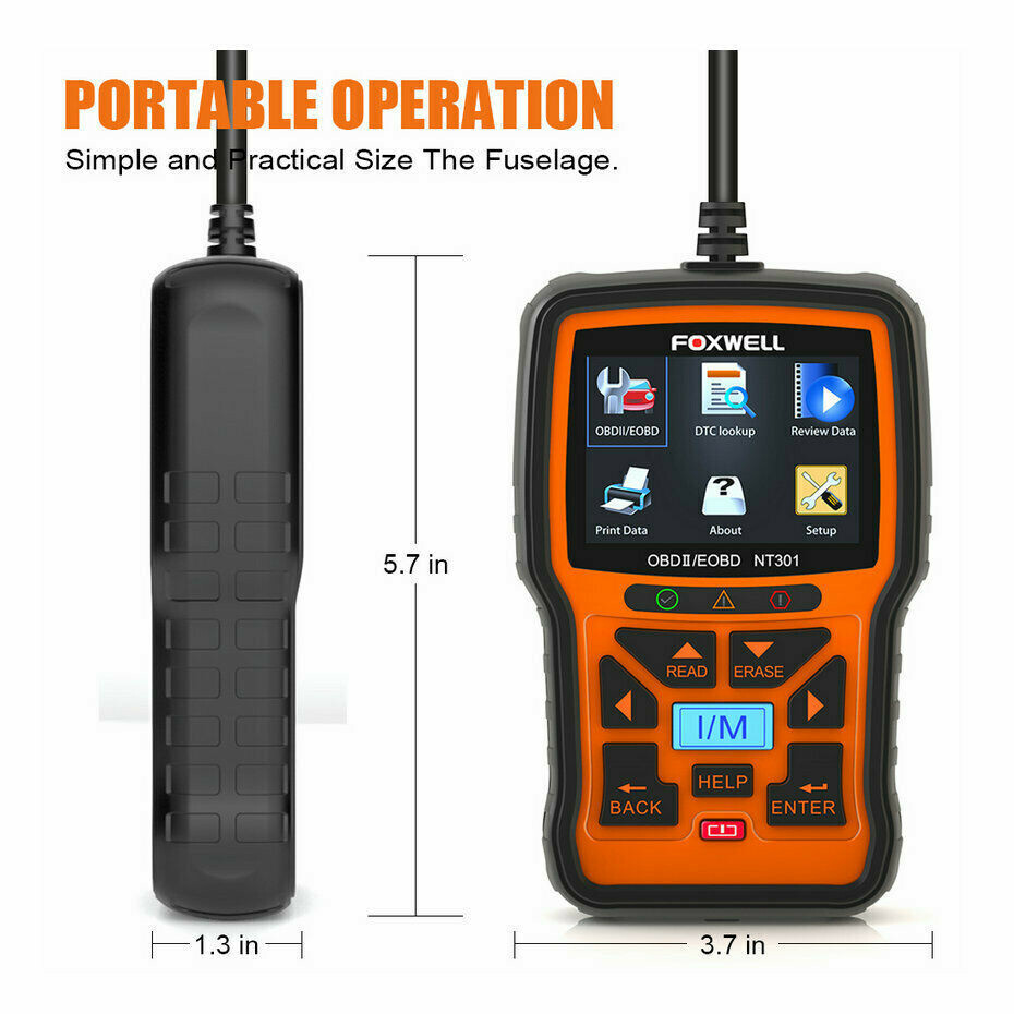 Car Code Reader OBD2 Diagnostic Scanner Car Engine Fault Scan Tool Light Reset