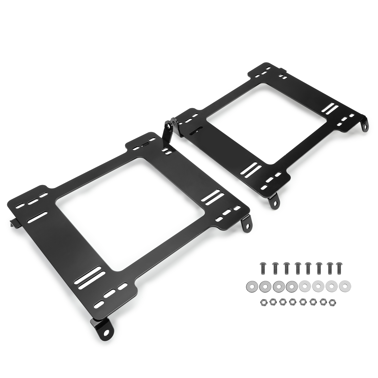Racing Seat Base Brackets Adapter Pair For 1992-1995 Honda Civic SI/CX/DX/EX