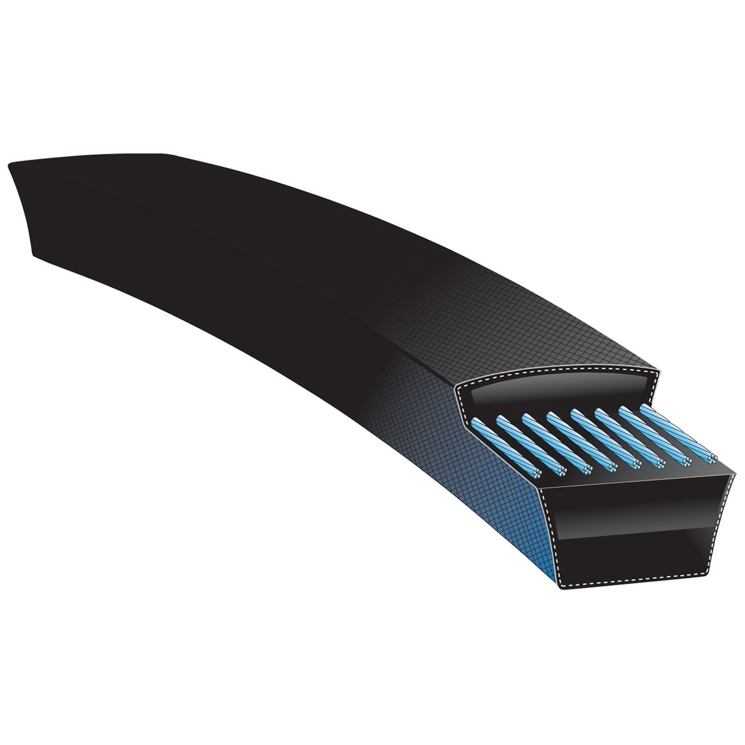 Gates B180 Hi-Power II Classical Section Wrapped V-Belt