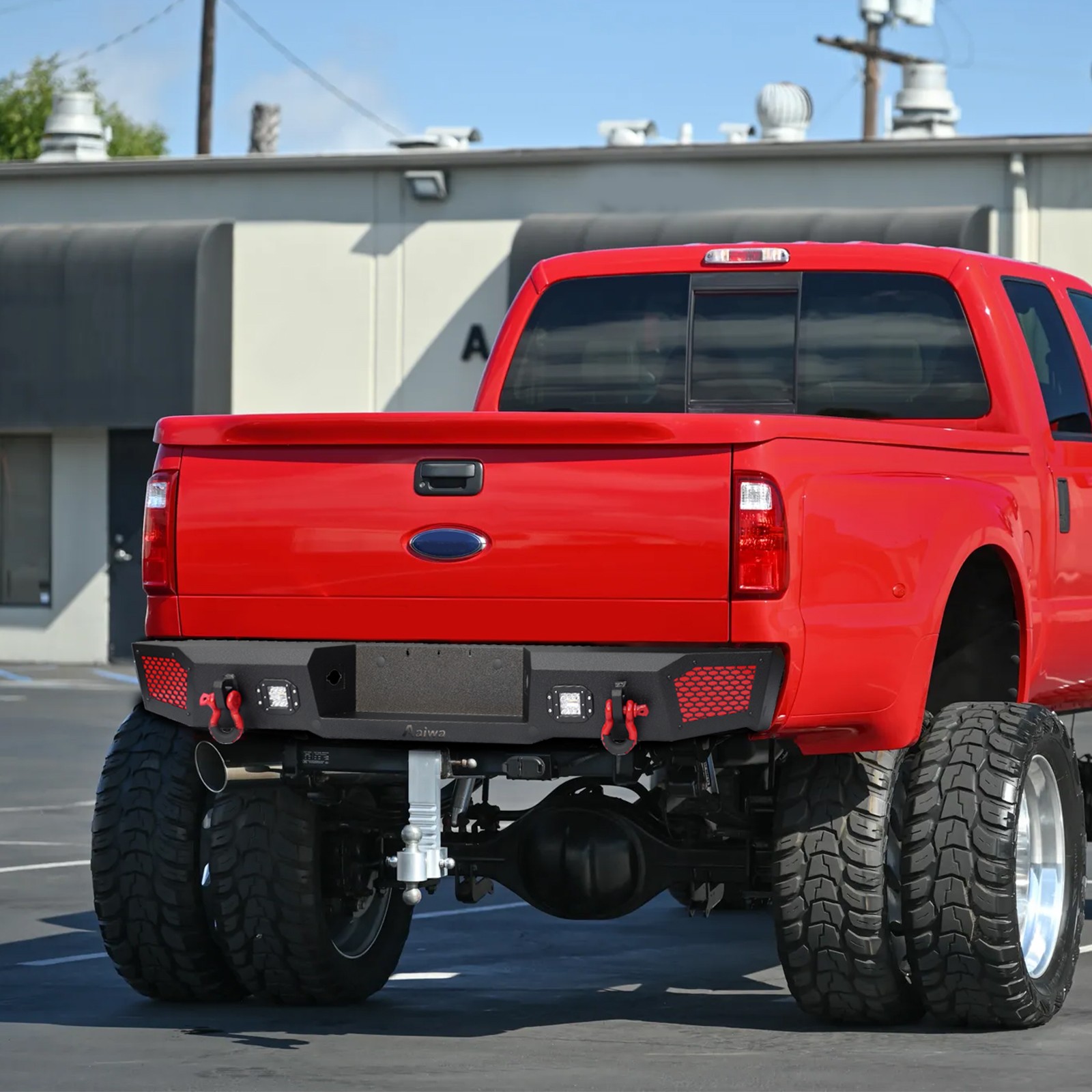 Aaiwa For 2005-2007 Ford F250/F350/F450&Excursion Front/Rear Bumper W/LED Lights
