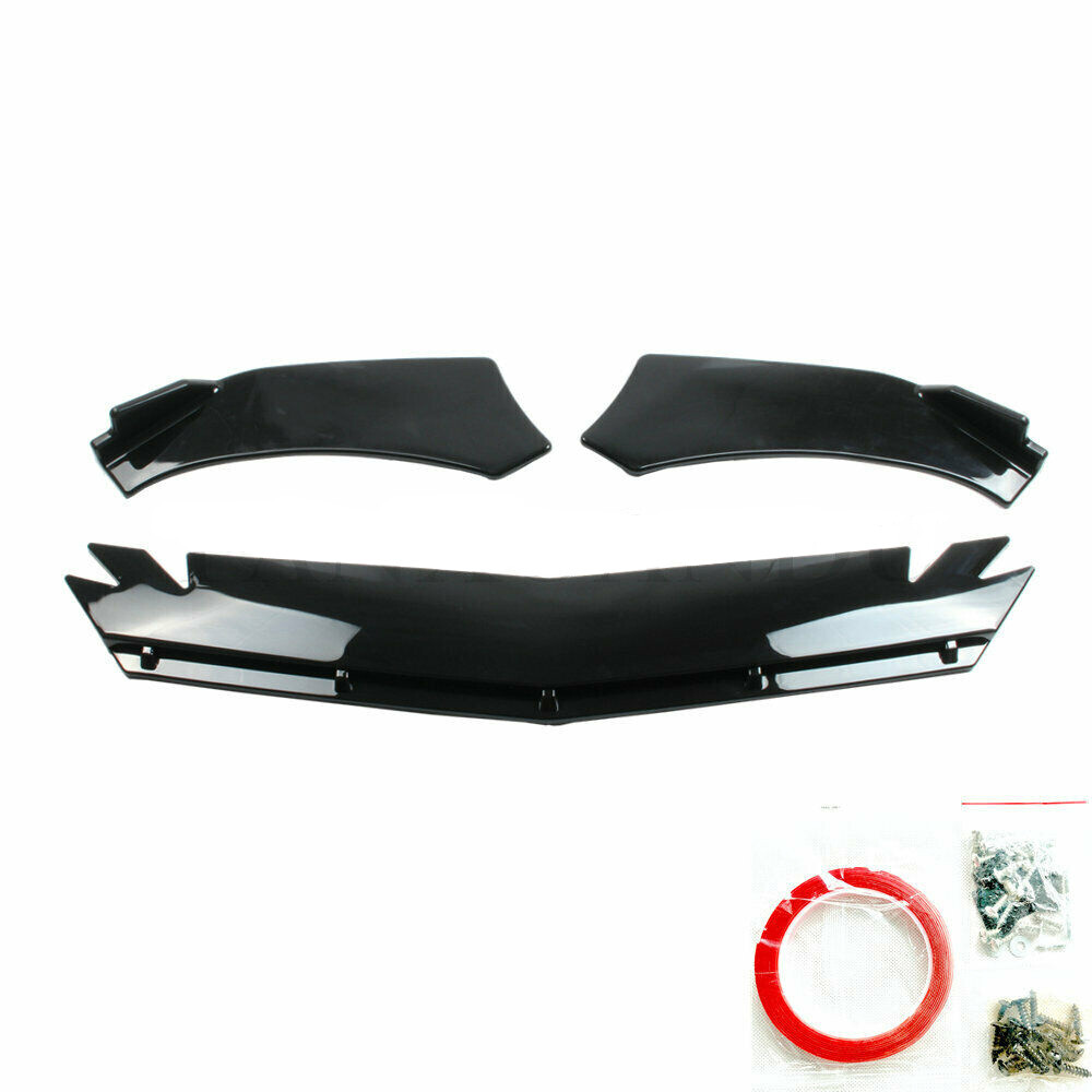 Add-on Universal For Mitsubishi Lancer 02-03 Front Bumper Lip Spoiler Splitter