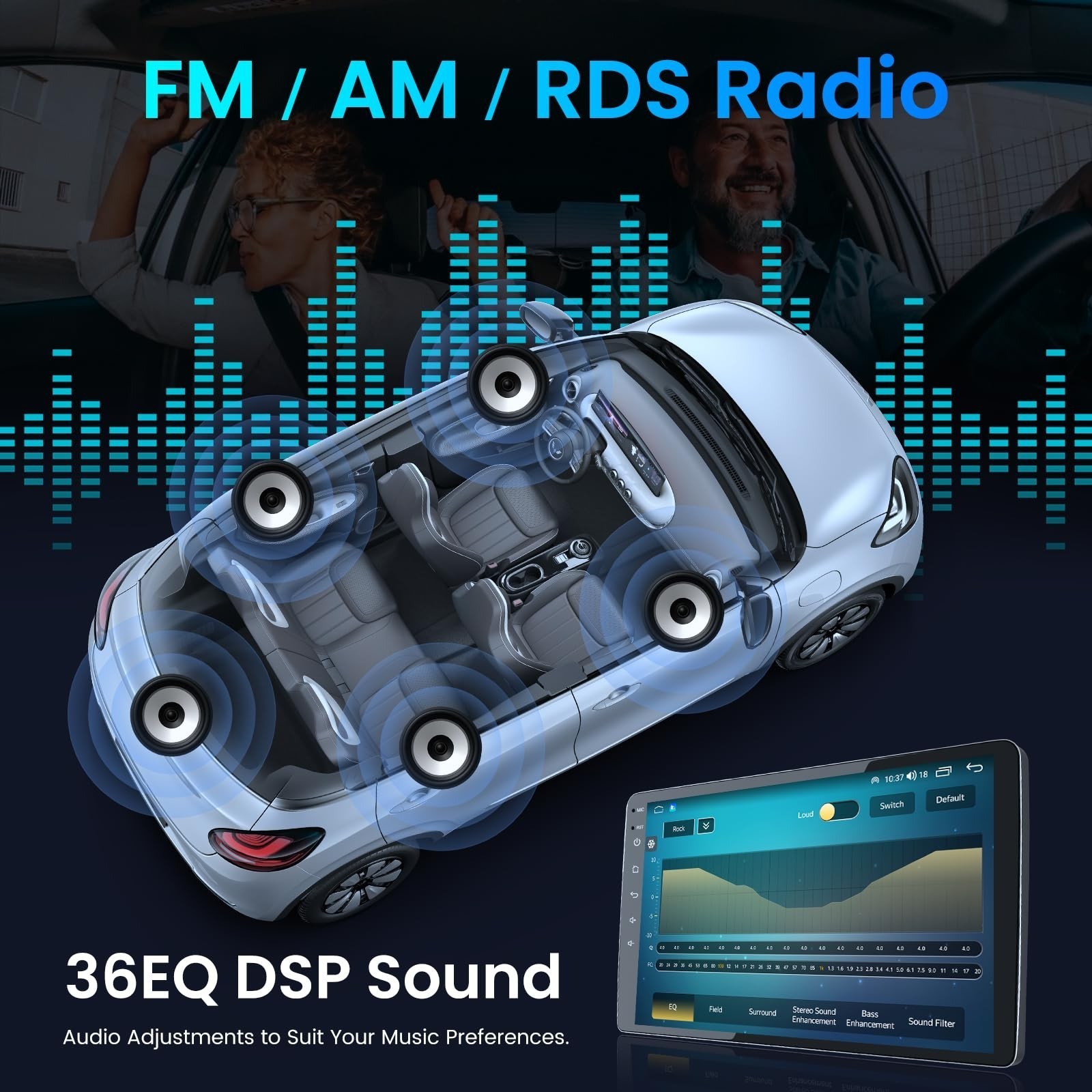 Car Radio Stereo Carplay For Toyota Camry 4+64G 10in Stereo Carplay