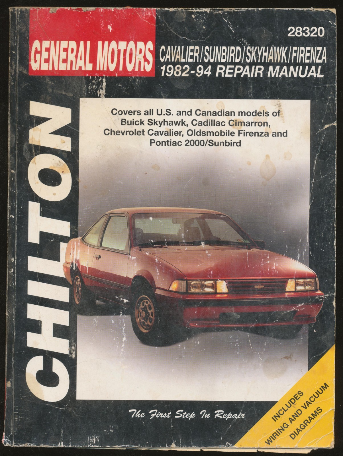 H21 – CHILTON GENERAL MOTORS CAVALIER/SUNBIRD/SKYHAWK/FIRENZA 1982-1994 REPAIR