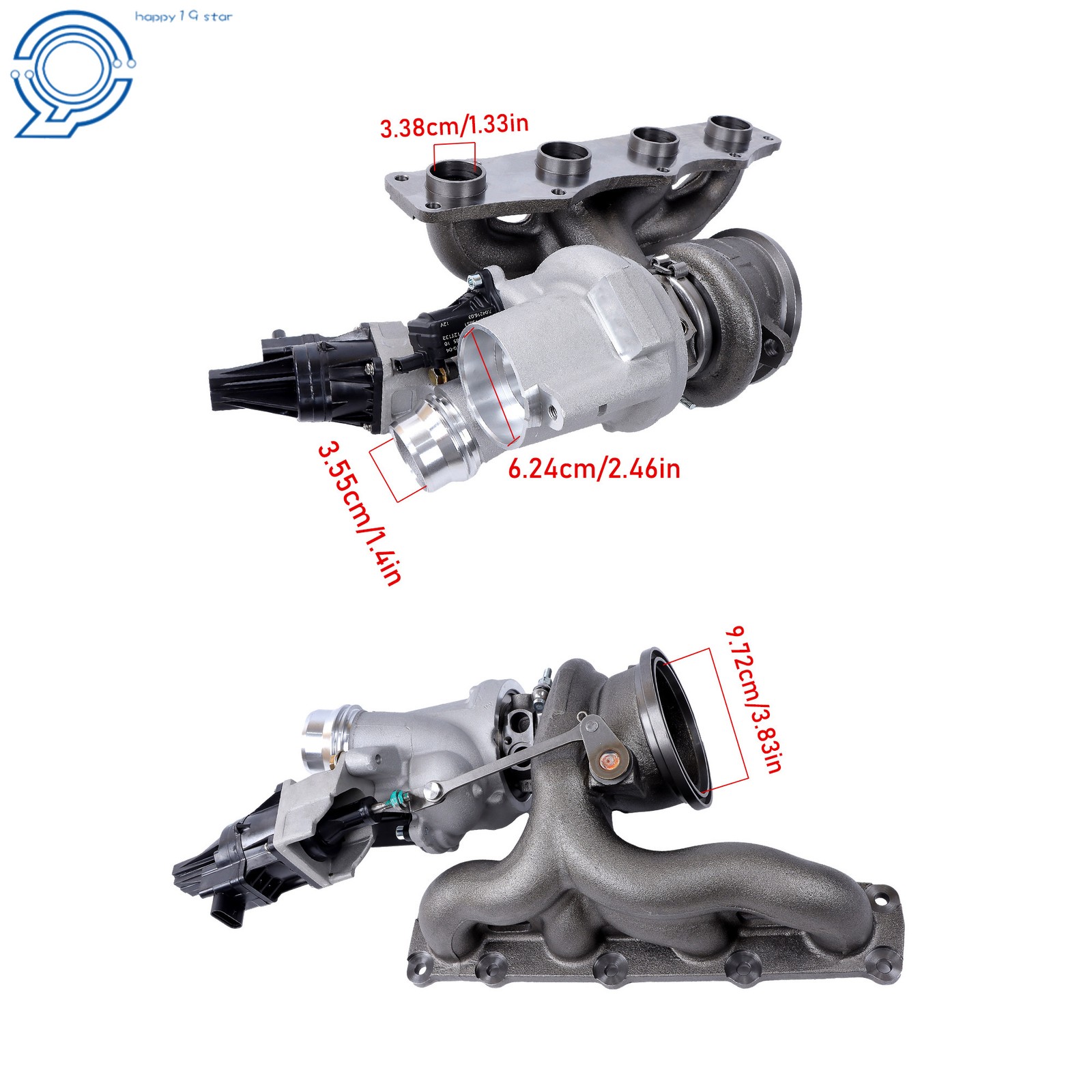 For BMW 320i 328i 428i 528i X3 Z4 F30 N20 N26 2.0L 2012-2018 Turbo Turbocharger