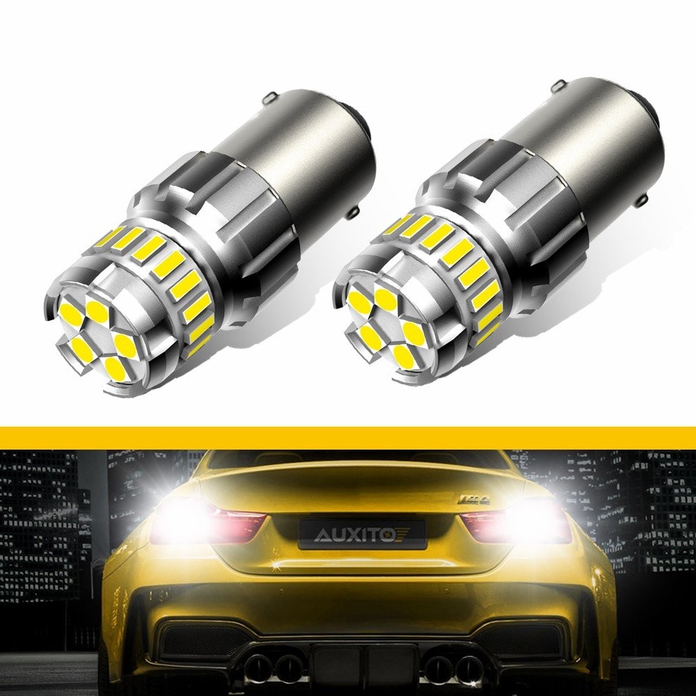 1156 7506 BA15S LED Reverse Backup Light Bulbs Super Bright 6500K White 2800LM