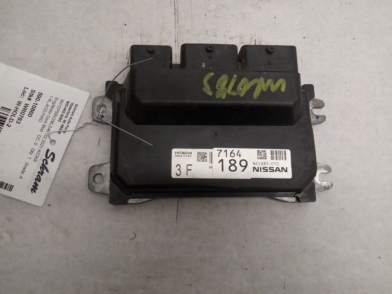 Engine ECM Electronic Control Module Engine Compartment Fits 20-25 KICKS 2962030