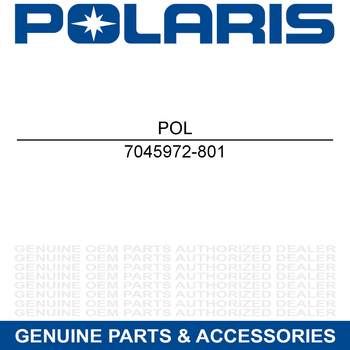 Polaris 7045972-801 SPR-300#16.00FL 3.04ID LFTDLIM
