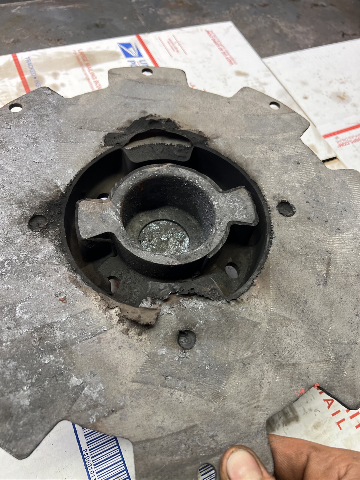 Twin disc marine transmission damper plate
